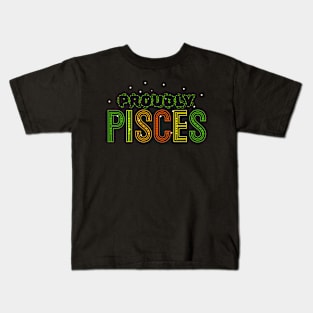 PROUDLY pisces ♓ Kids T-Shirt